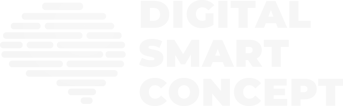 Logo Digital Smart Concept Alb